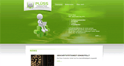 Desktop Screenshot of pluess-production.ch